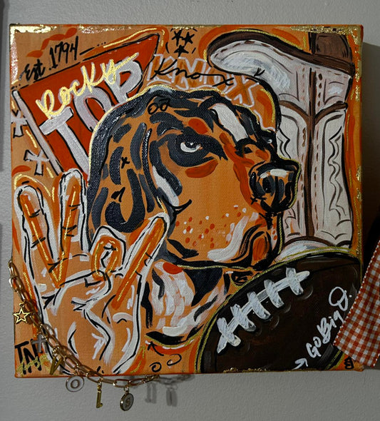 Vols 10x10 w/ charm